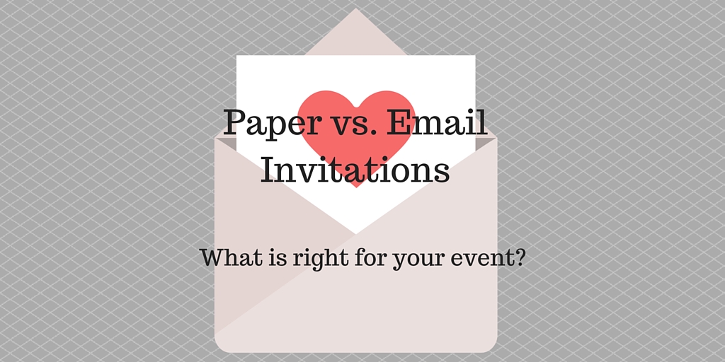Paper vs Email Invitations