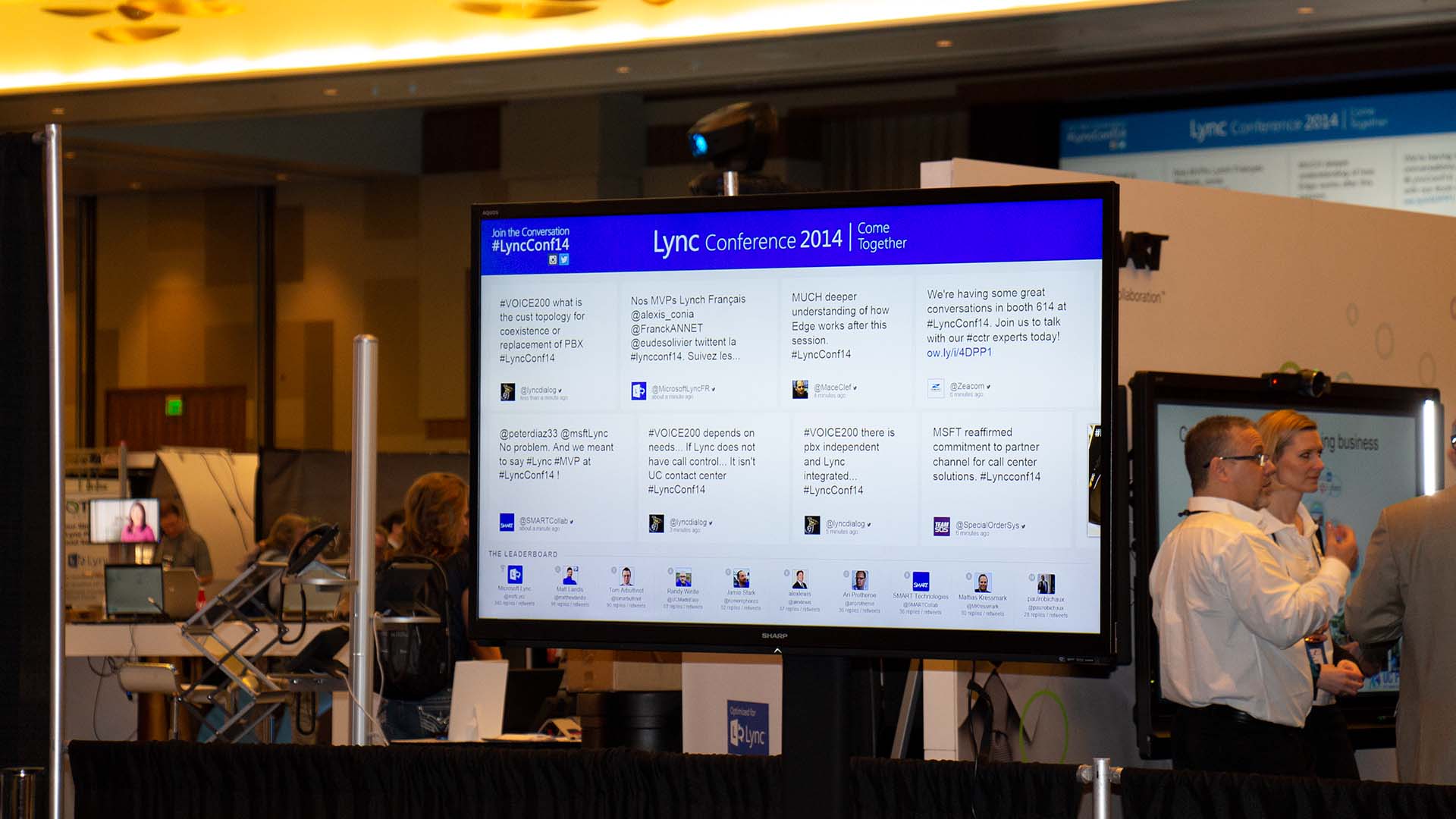Microsoft Lync Conference Screens
