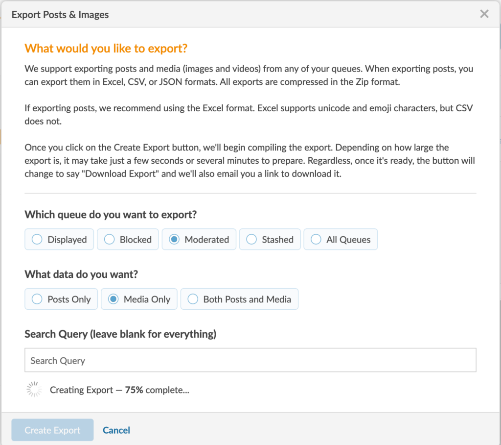 Tutorial: How to Export Posts and/or Images with Everwall