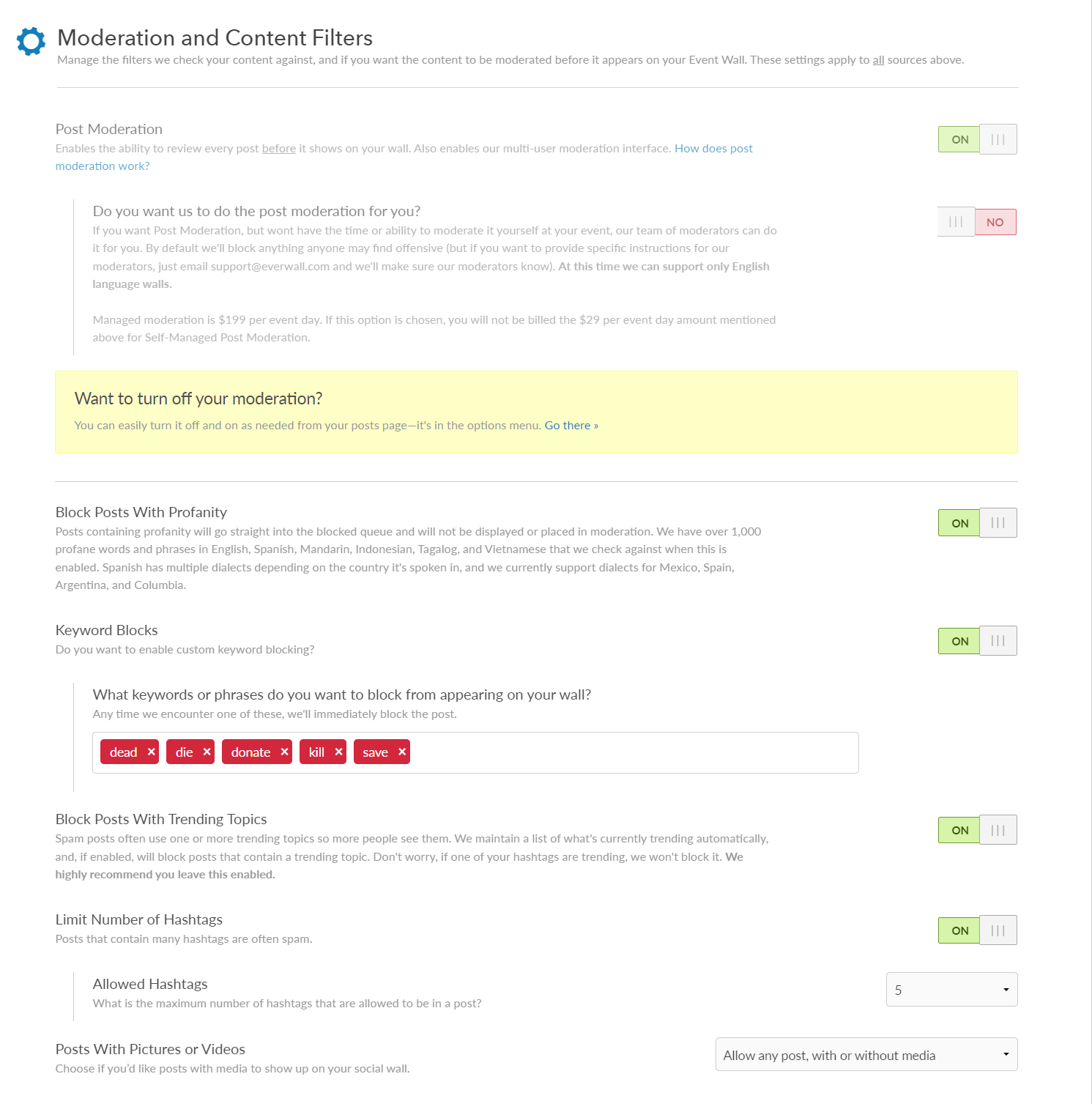 Moderation and Content Filters orig