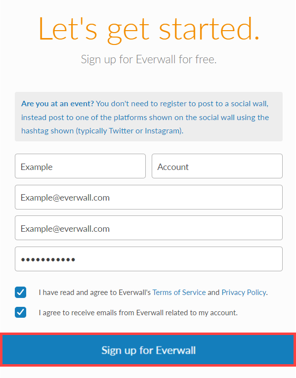 signup for everwall 2