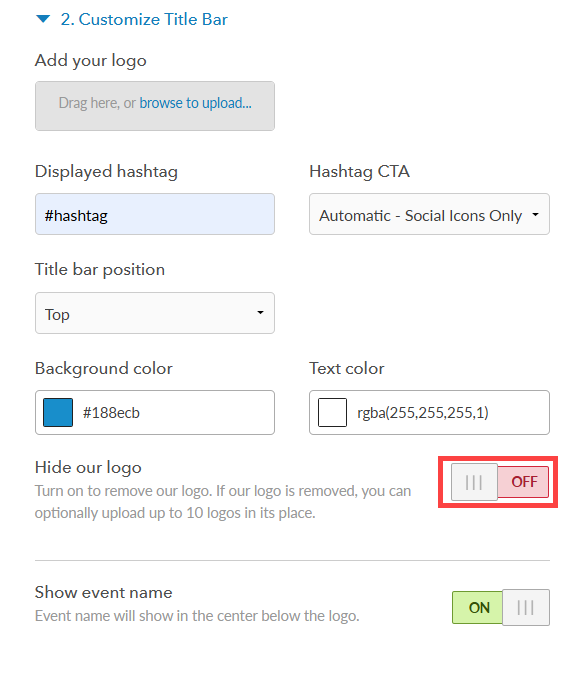 Hide logo button 3 Hide logo button 3