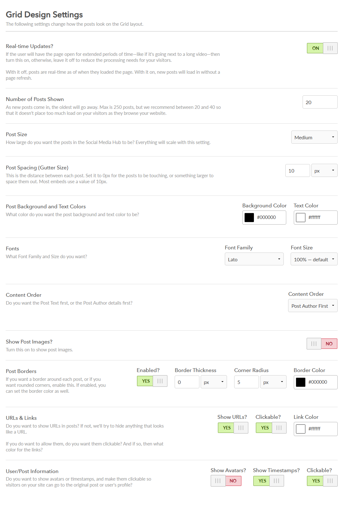 Grid Design Settings orig