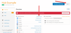Manage Sources and Edit