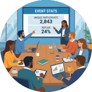 Event Gamification vs Audience Engagement - Successful Event Stats