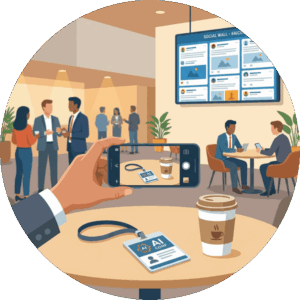 Social Wall Content Ideas - Badge Photo