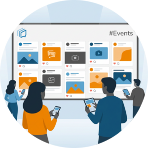 AI in Events What It Can’t Replace - Social Wall
