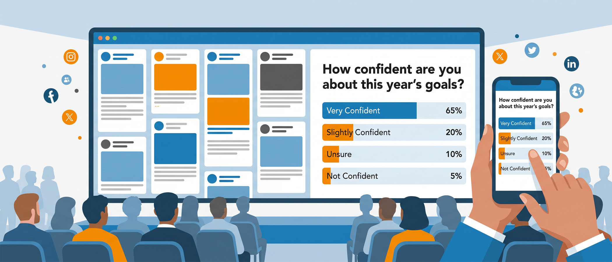 How Live Event Polls Increase Audience Participation