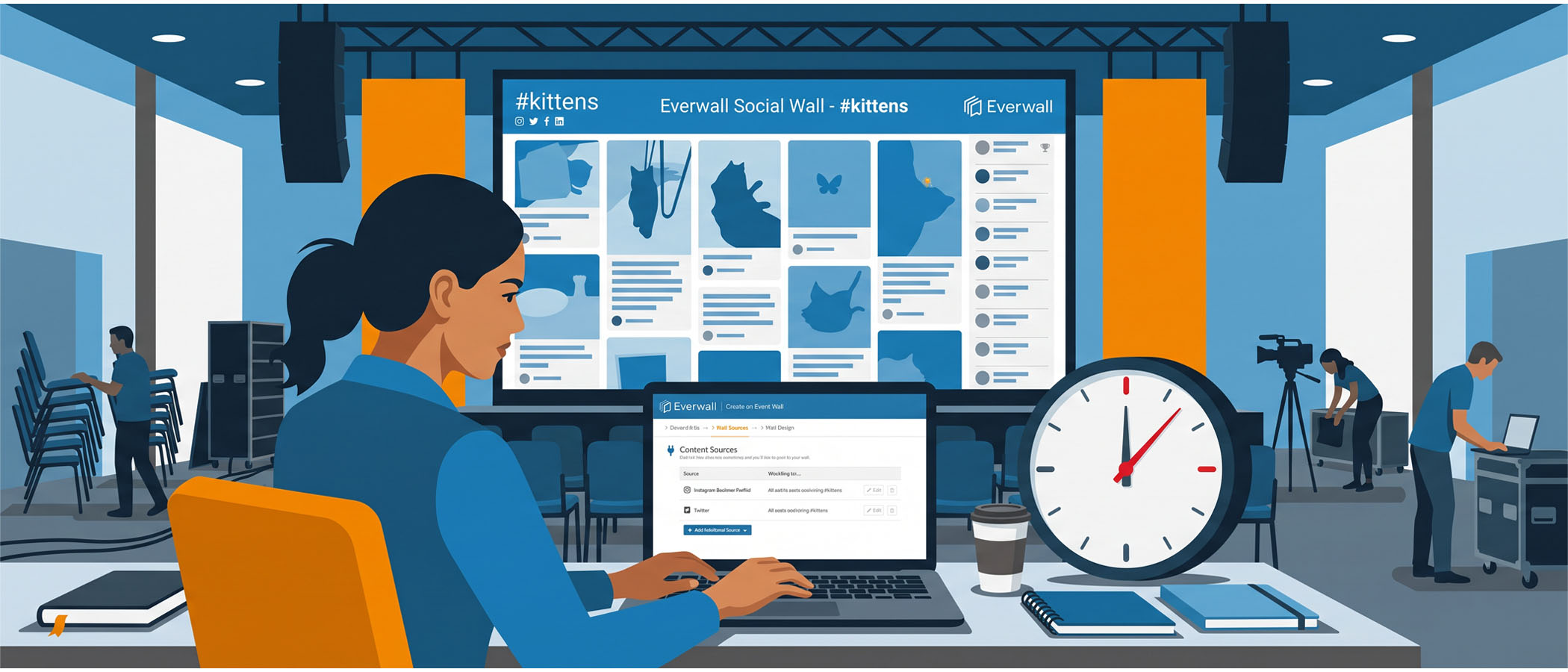 How to Launch a Last Minute Event Social Wall