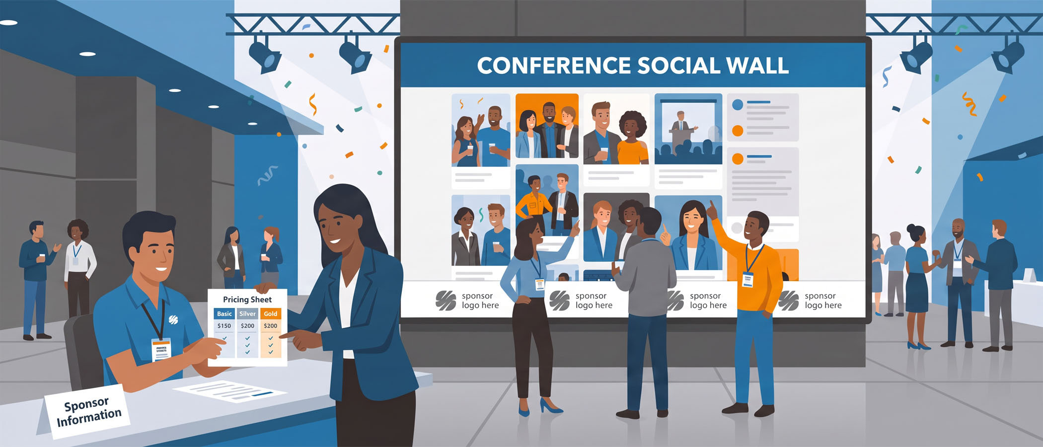 Social Wall Sponsorship Cost at Conferences