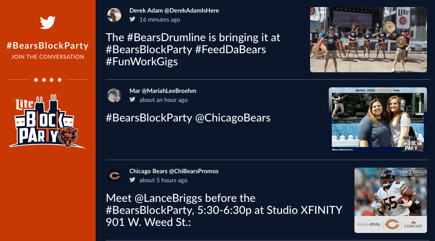 NFL - Chicago Bears Block Party